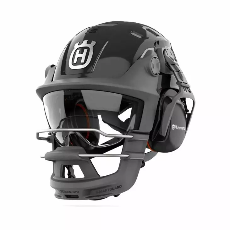 HUSQVARNA HELMET PE10H SMARTGUARD HARMAA - Varusteet ja tarvikkeet - 5365046-01 - 1