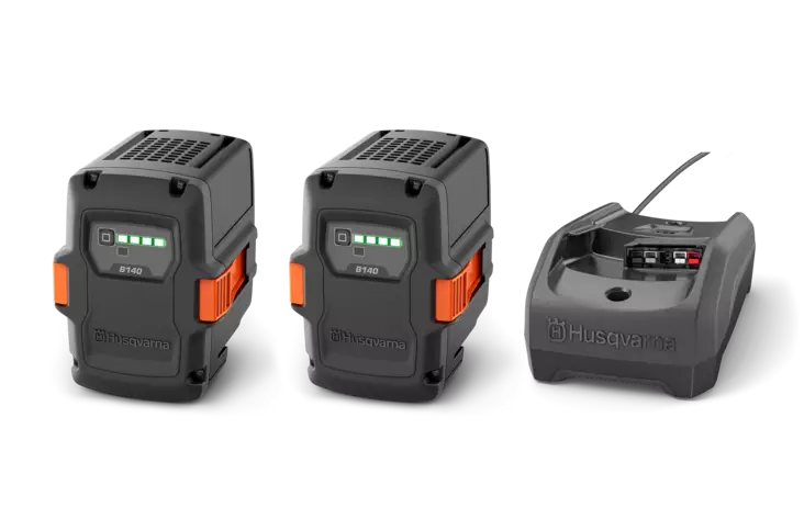 HUSQVARNAN AKKUPAKETTI - 36V akut, laturit ja tarvikkeet - 9708588-02 - 1